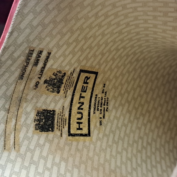 Hunter Red Rain Boots Shoes - Picture 2 of 13